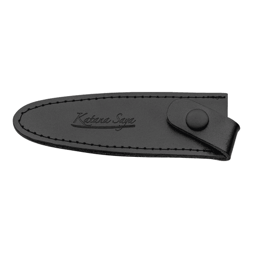 Image showing the Katana Saya Pakkawood Paring Knife, 9cm Damascus Blade product.