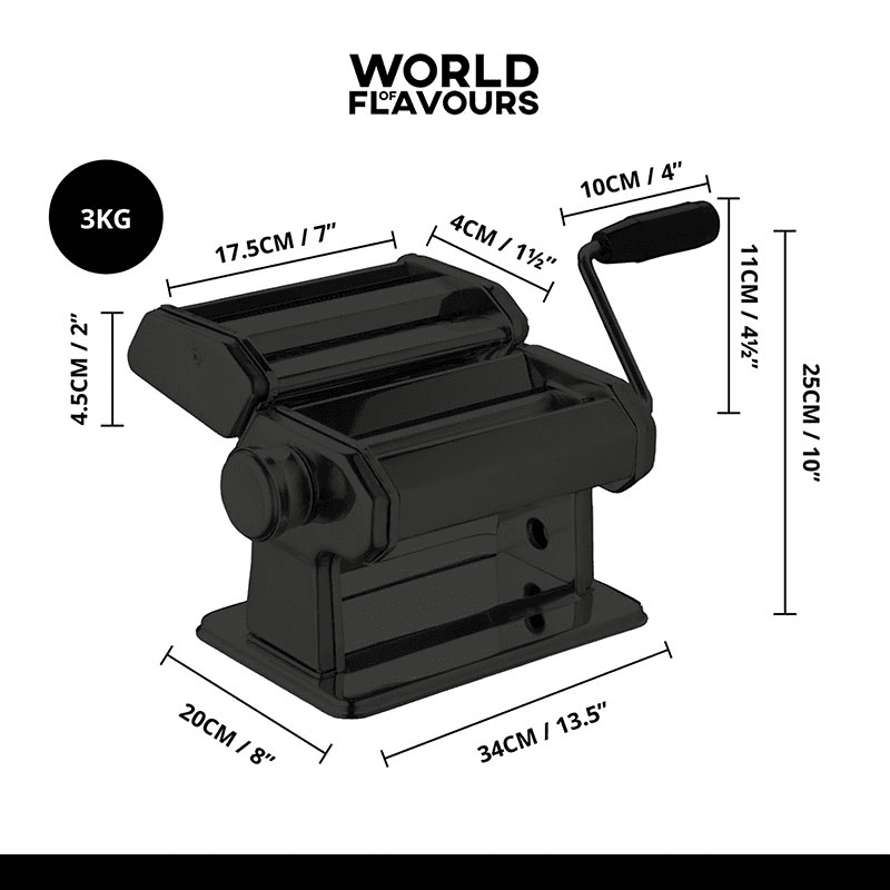 World of Flavours - Italian Double cutter pasta machine