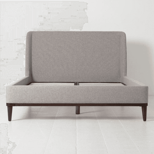 Image showing the Bed 02 Linen Double Frame, Natural product.