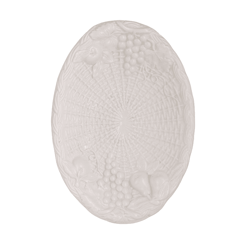 Tutti Frutti Platter, L37.5 x 29cm, White