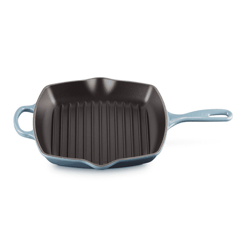Image showing the Signature Cast Iron Square Grillit, 26cm, Chambray product.