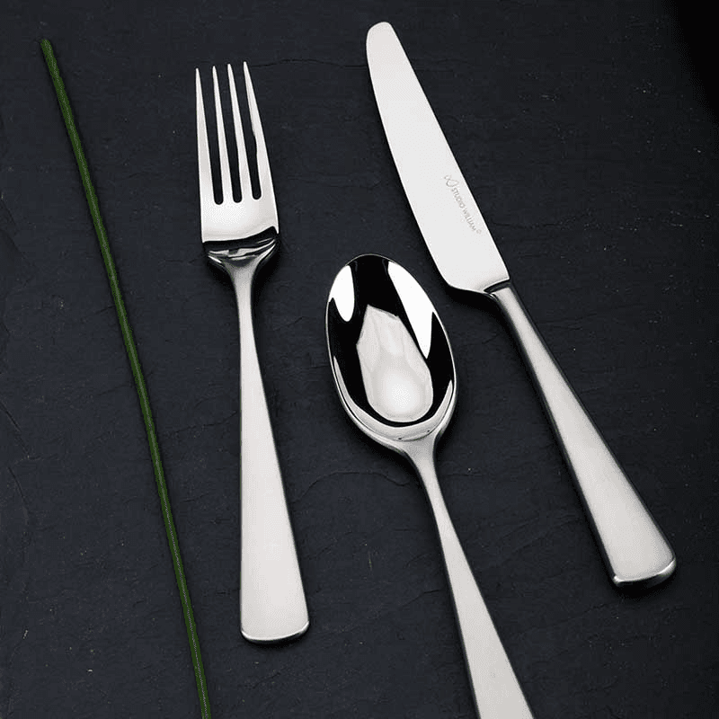 Mahogany 16 Piece Cutlery Set, Satin Finish