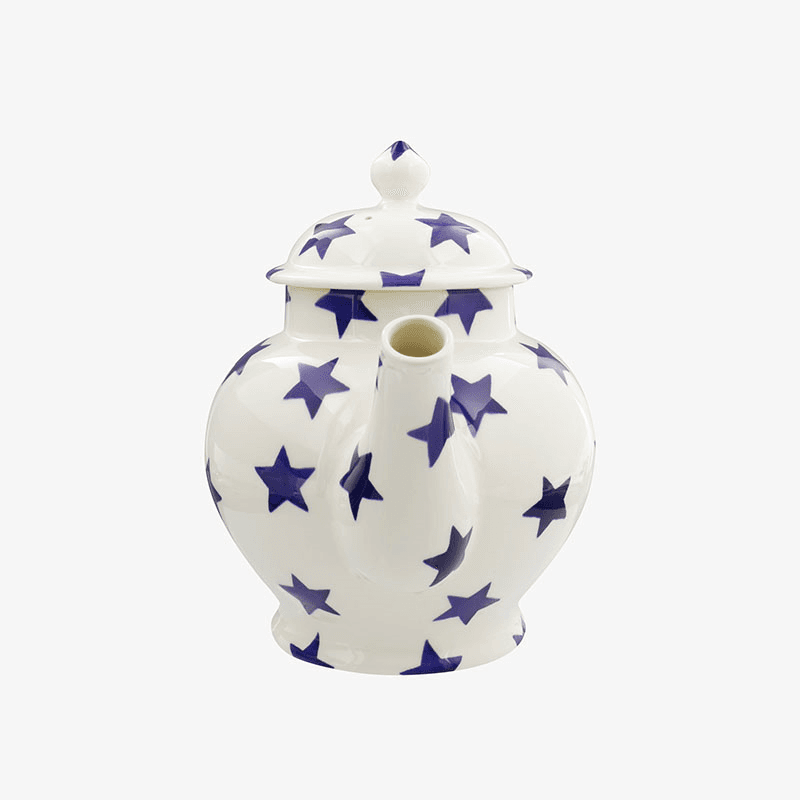 Blue Star Teapot, 1.6l, Cream