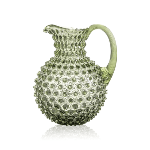 Image showing the Hobnail Jug, 2l, Olive Green product.