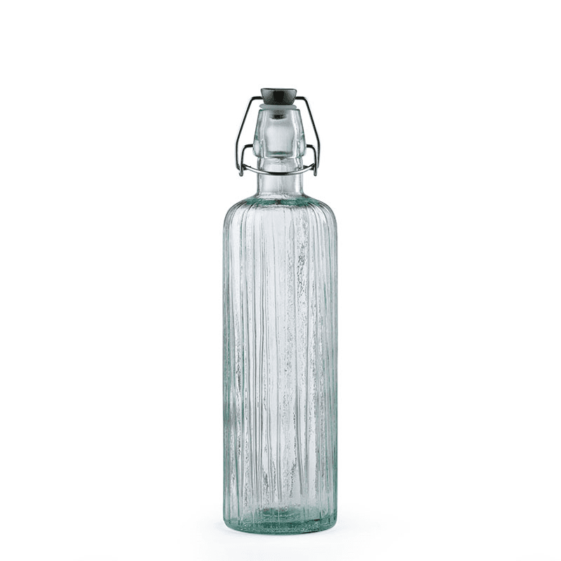 Kusintha Glass Water Bottle, 750ml, Green