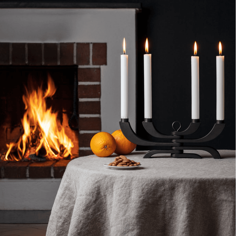 Nordic Light Fold-able candle holder, 20.5 x 13 x 5cm, Black
