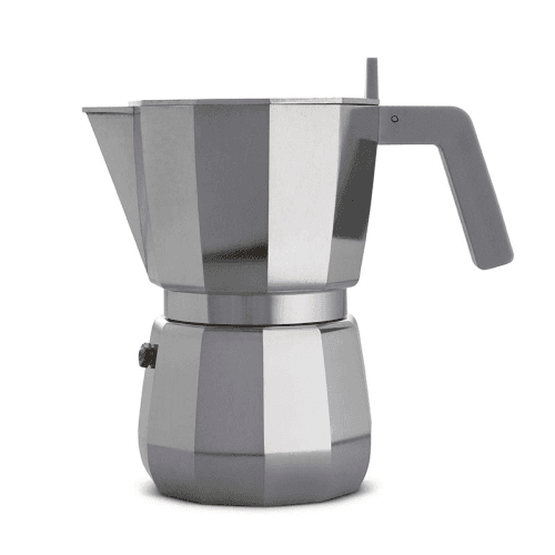 Image showing the Moka 6 Cup Espresso Maker, H18cm, Silver product.