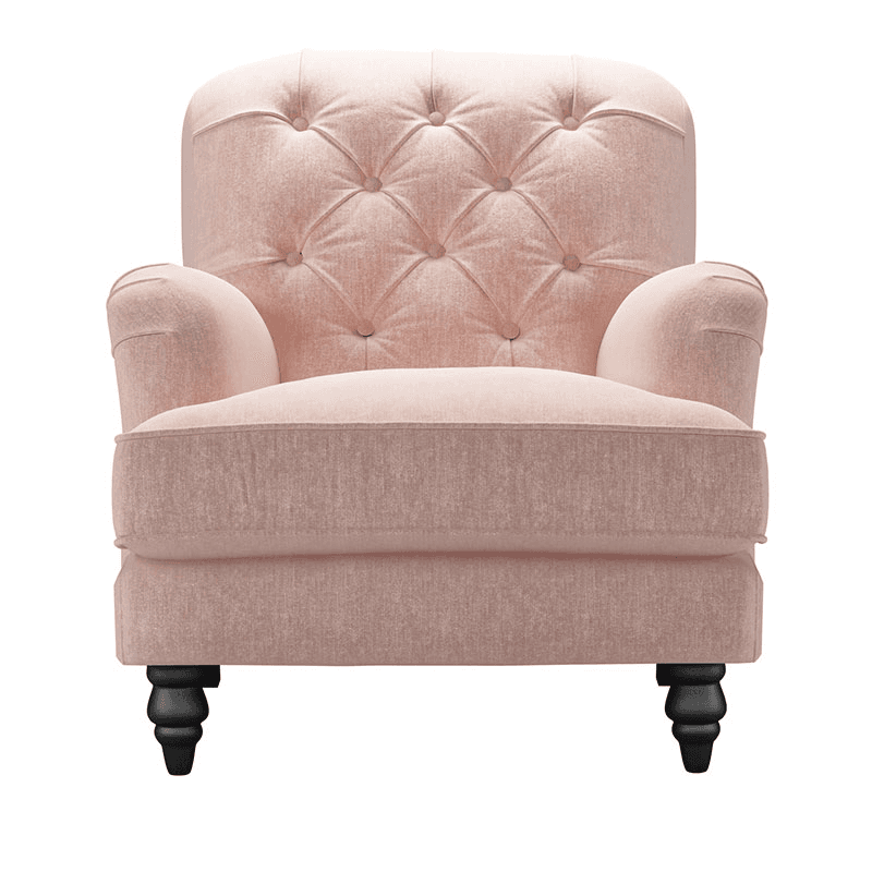 Snowdrop Armchair, Pavilion Pink