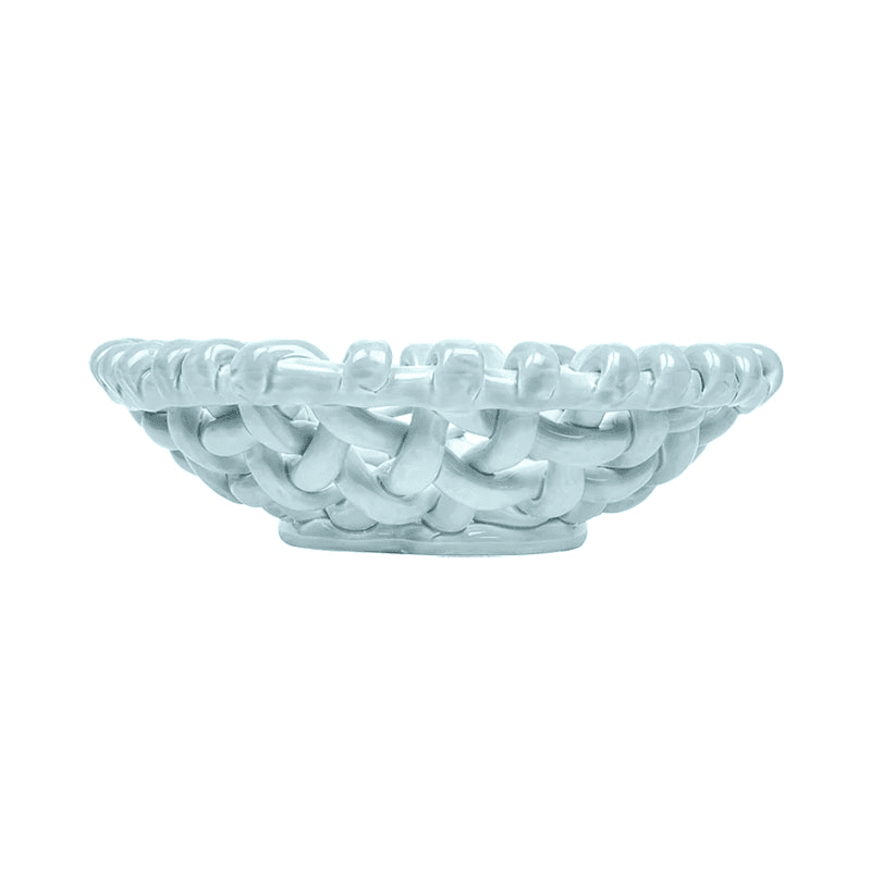 Juicy Basketweave Bowl, D31cm, Sky Blue