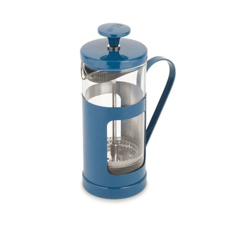 Monaco Stainless Steel Cafetière, 3 Cup, Blue