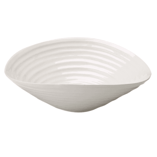 Image showing the Ceramics Salad bowl large, 33cm, White product.