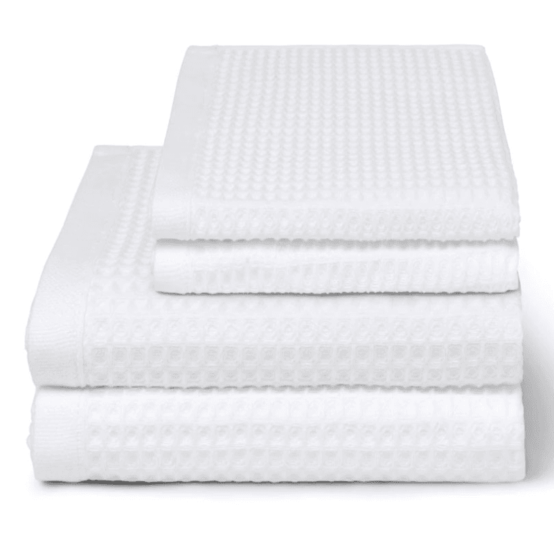 Waffle Hand Towel, H50 x W70cm, White