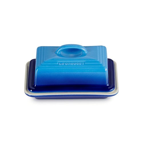 Image showing the Stoneware Butter Dish, Azure product.