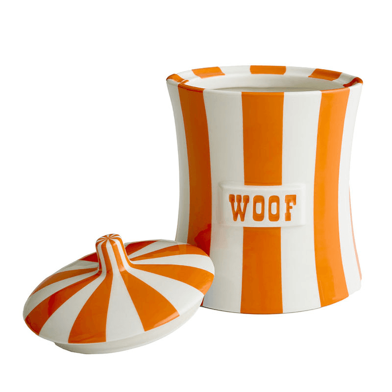 Vice Woof Canister, Orange & White