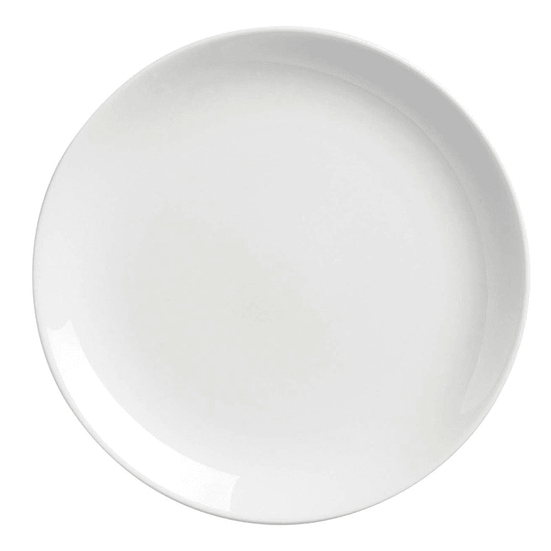 Orientix Set of 6 Dinner Plates, D16.5cm, White