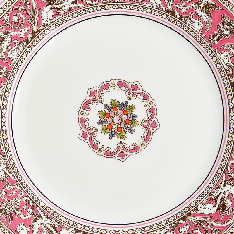 Florentine Plate, D20.6cm, Fuchsia