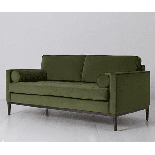 Image showing the Model 02 2 Seater Velvet Sofa, Vine product.