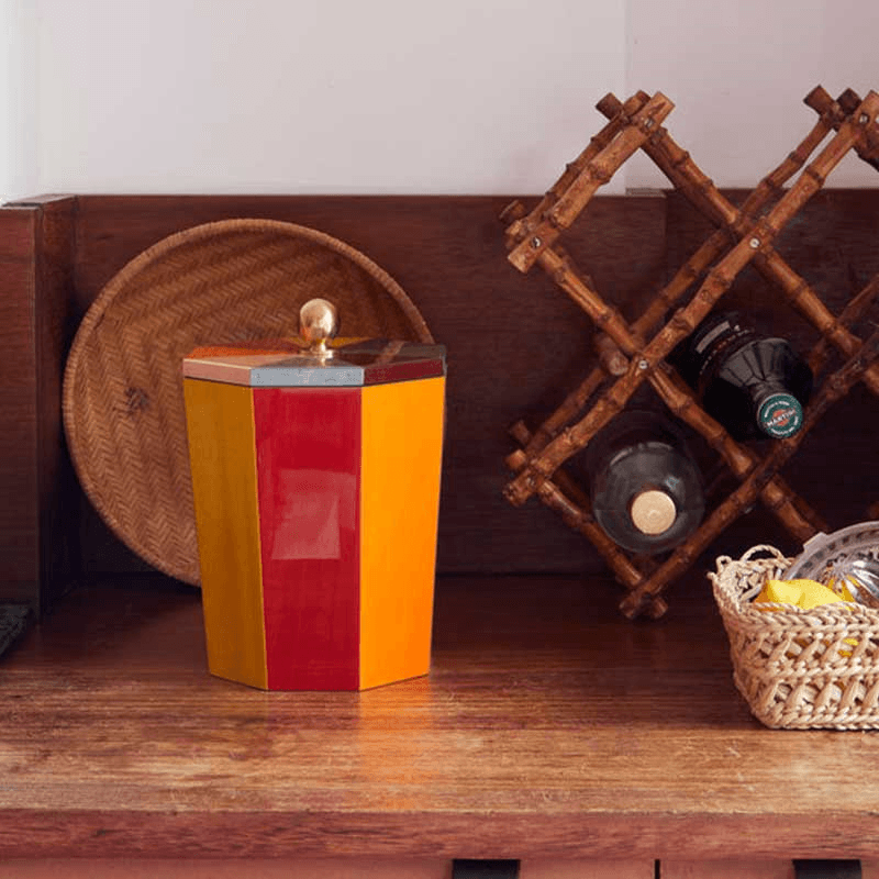 Rainbow Ice Bucket, H21cm, Multi