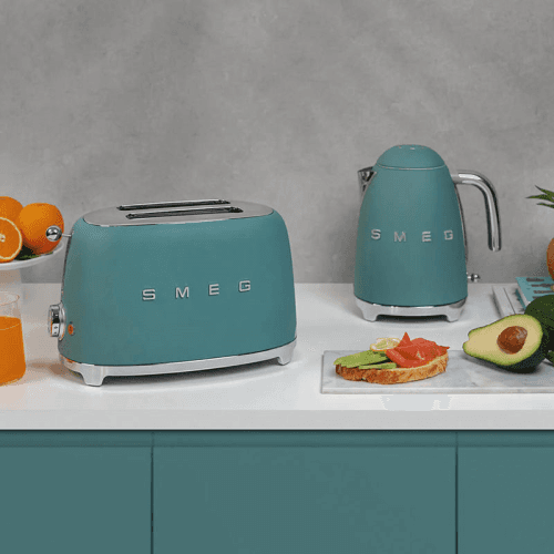 Image showing the 50's Style 2 Slot Toaster, Emerald Green product.