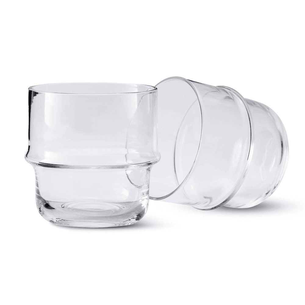 Unda Pair of tumblers, Clear