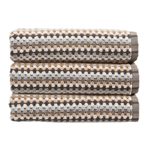 Image showing the Carnaby Stripe Bath Towel, Neutral product.