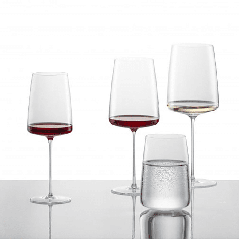 Simplify Set of 2 Crystal Tumblers, 530ml, Clear