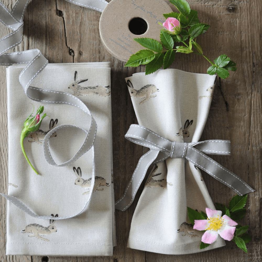 Hare Set of 4 napkins, 41 x 41cm