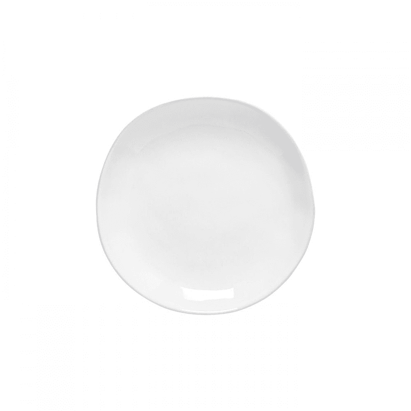 Livia Set of 6 Salad/Dessert Plates, D22cm, Gloss White