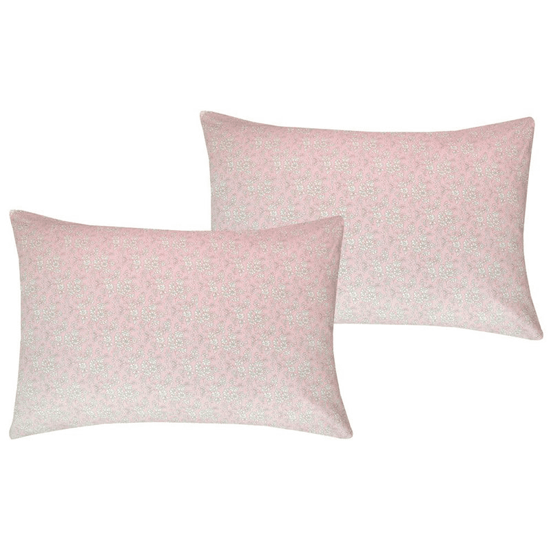 Capel Pair of Pillowcases, Single, Pink