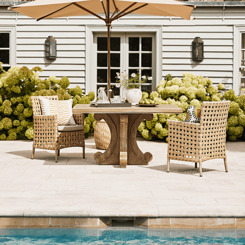 Image showing the Coradew Side Table/Parasol Holder, Beach product.
