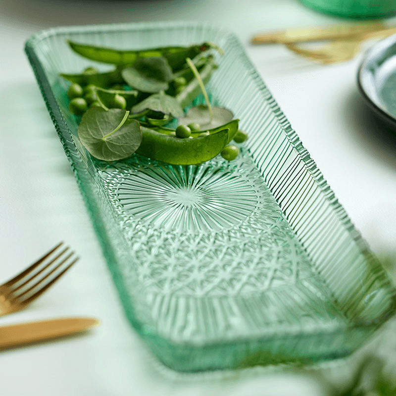 Kusintha Serving Dish, L38 x W14cm, Green