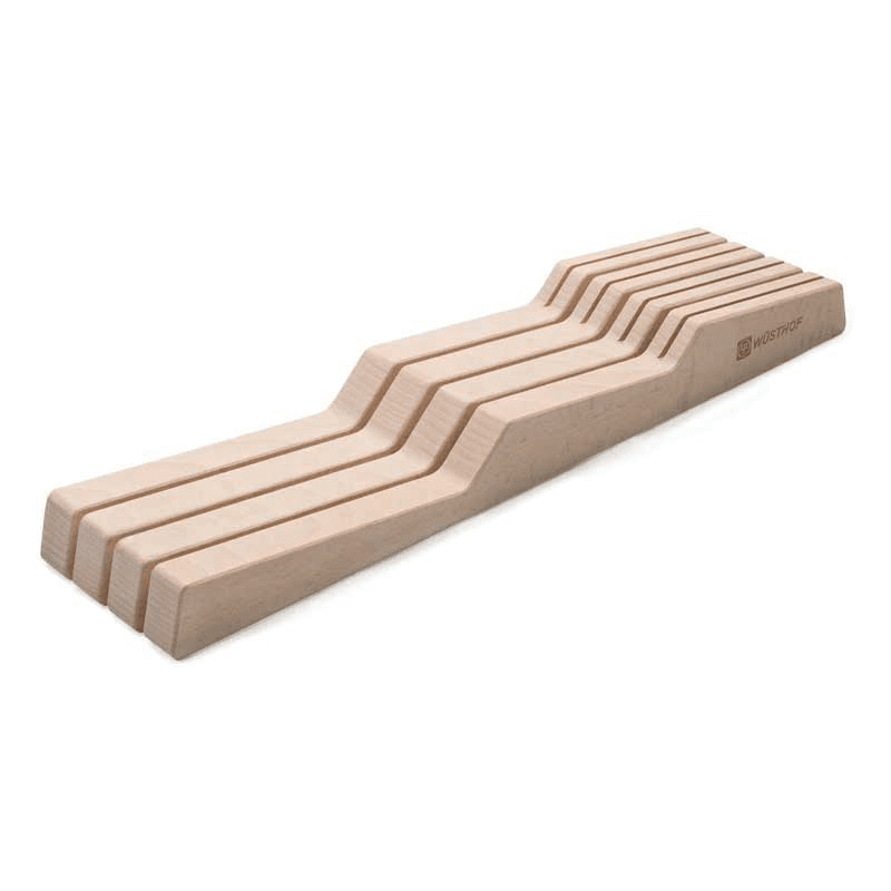 7 knife in-drawer organiser, L43 x W22 x H4cm, beech