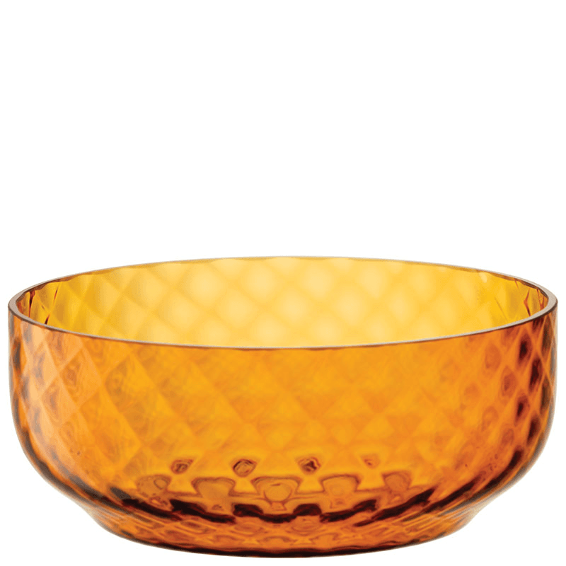 Dapple Bowl, D22.5cm, Sun Amber