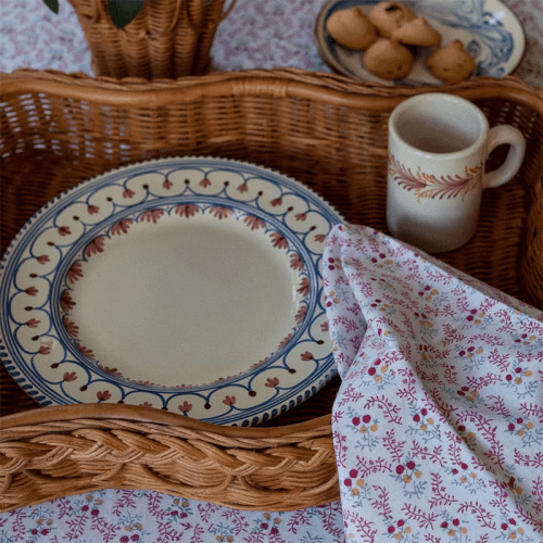 Image showing the Honor Dinner Plate, D29cm, White and Blue product.
