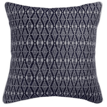 Image showing the Cushion Cover, Katha, Navy, 42 x 42cm product.