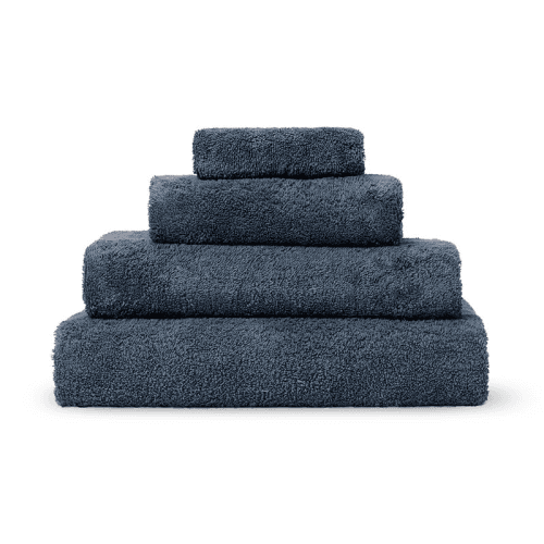 Image showing the Plain Organic Cotton Bath Sheet, Blueberry product.