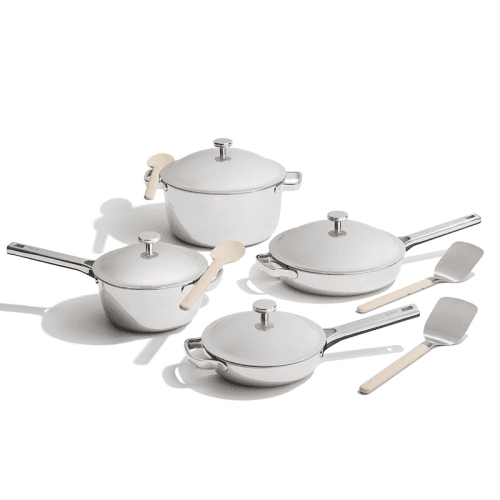 Image showing the Titanium Pro Cookware Set, Chrome product.