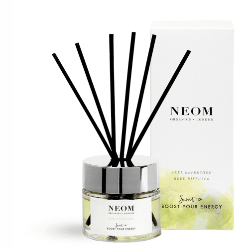 Image showing the Scent to Boost Your Energy Reed Diffuser Feel Refreshed, 100ml, White product.