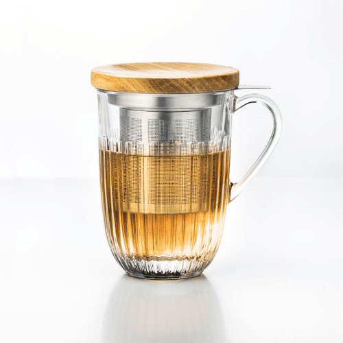 Image showing the Ouessant Infuser Mug, 360ml, Clear product.