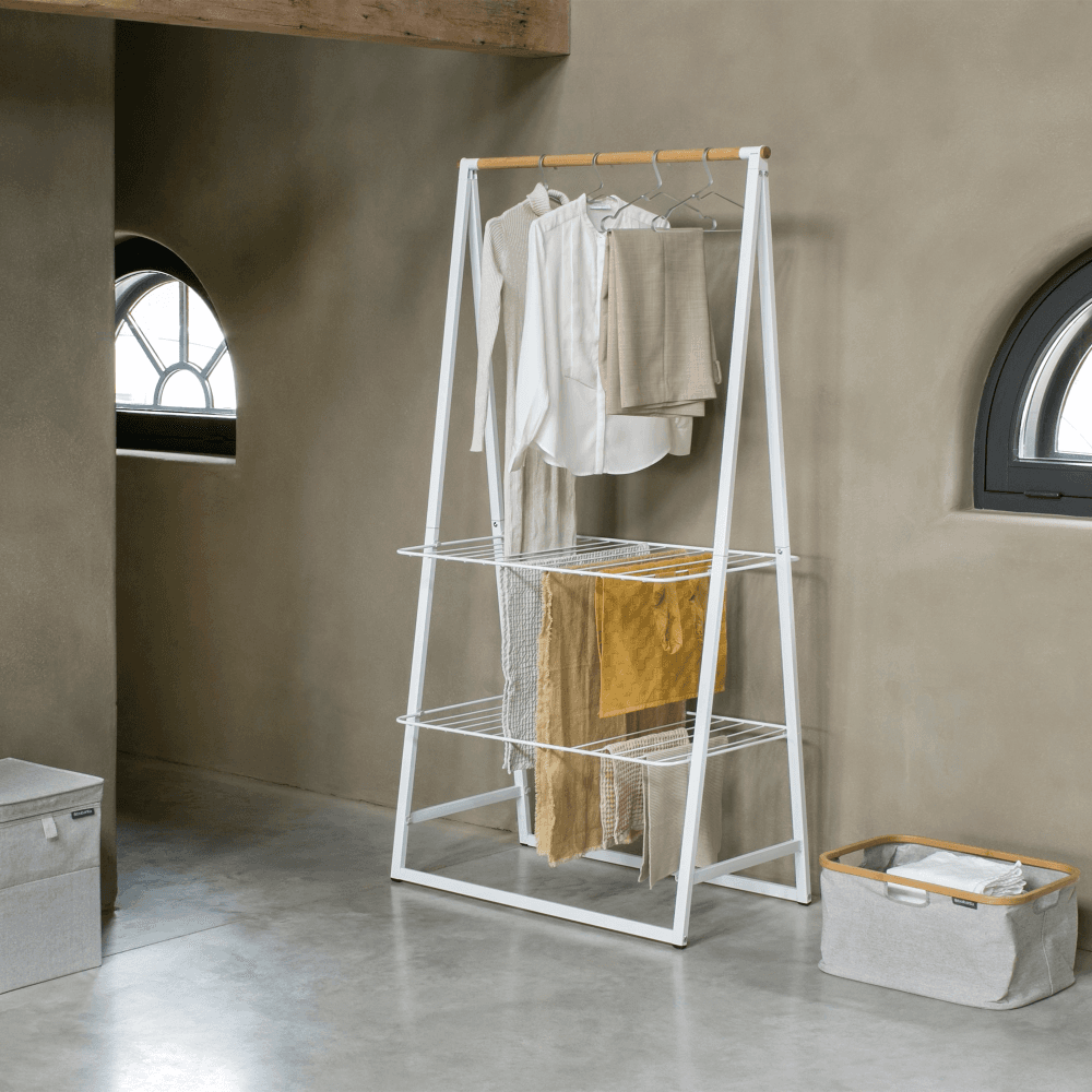 Stackable laundry box, 35 litre, Grey