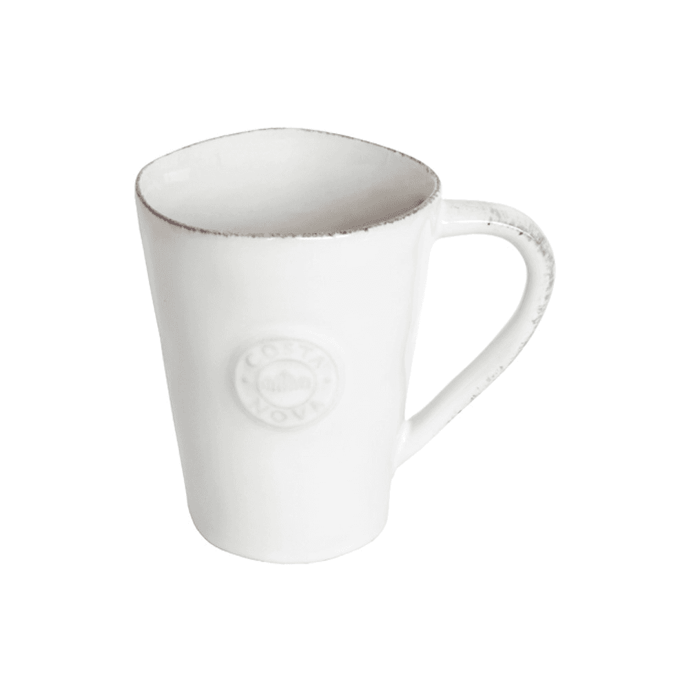Nova Set of 6 mugs, 35cl, White