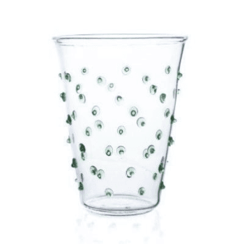 Image showing the Pom Water Glass, Set of 4, 300ml, Green product.