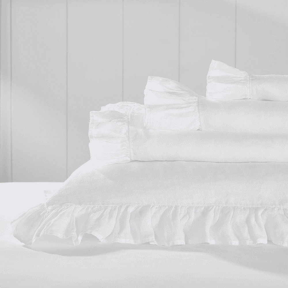 Kara Hemp Oxford Pillowcase, W50cm x L75cm, White