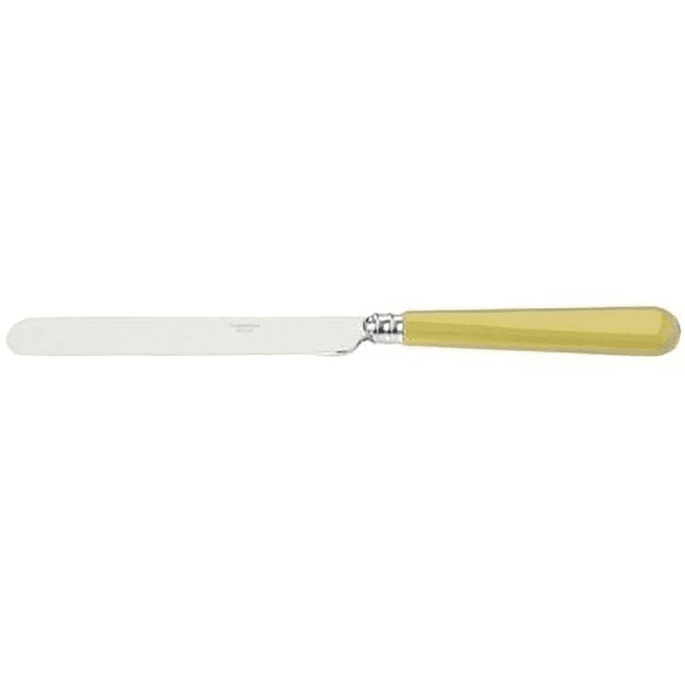 Dessert Knife, Helios, English Blade, Pale Yellow