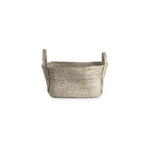 Image showing the Arbroath Rectangular Jute Basket, H28cm, Natural product.