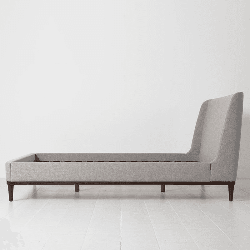 Bed 02 Linen King Size Frame, Natural