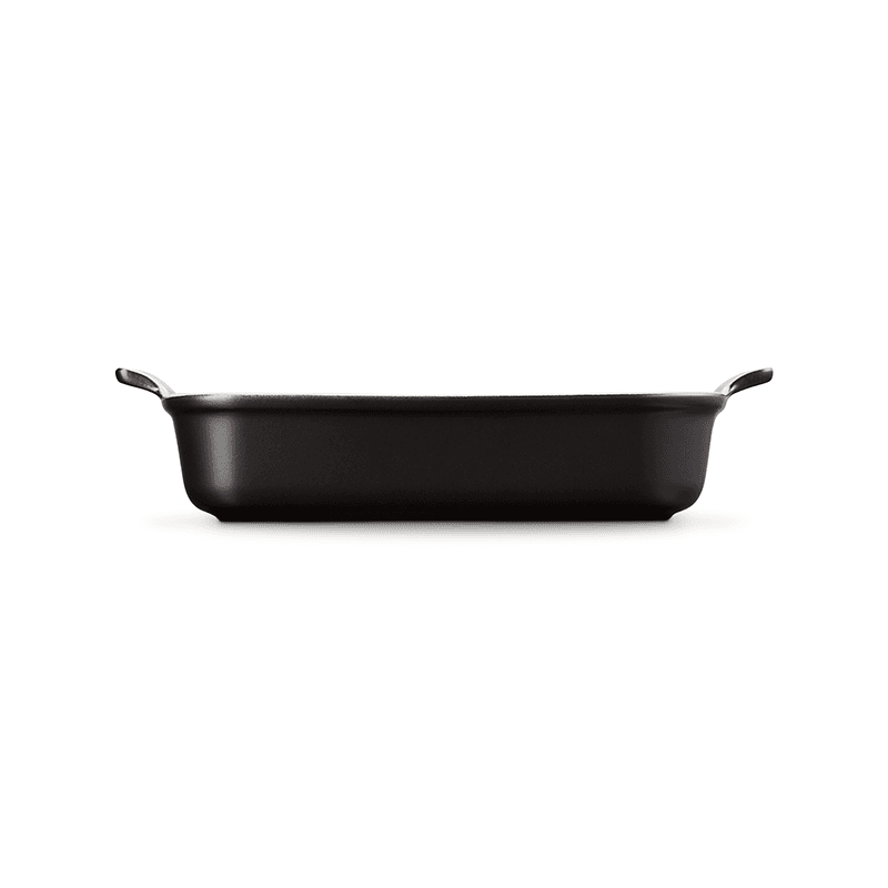 Stoneware Rectangular dish, 32 x 28cm - 3.85 litre, Satin Black