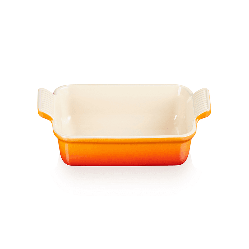 Stoneware Rectangular dish, 19 x 14cm - 1 litre, volcanic