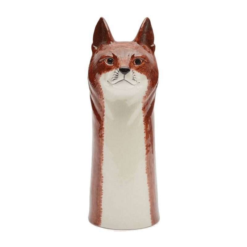 Fox Large Flower Vase, H28cm, Brown