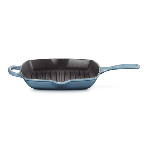 Image showing the Signature Cast Iron Square Grillit, 26cm, Chambray product.